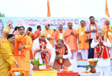 मुख्यमंत्री श्री विष्णुदेव साय विशाल कांवड़ यात्रा कार्यक्रम में हुए शामिल