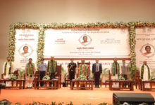 राष्ट्रपति श्रीमती द्रौपदी मुर्मु पंडित दीनदयाल उपाध्याय ऑडिटोरियम पहुंची