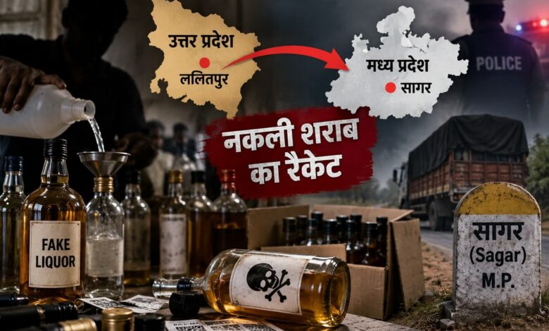 सागर में जहरीली शराब सप्लाई में सक्रिय था यूपी का रैकेट, ललितपुर से होती थी नकली शराब सप्लाई सागर में जहरीली शराब सप्लाई में सक्रिय था यूपी का रैकेट, ललितपुर से होती थी नकली शराब सप्लाई